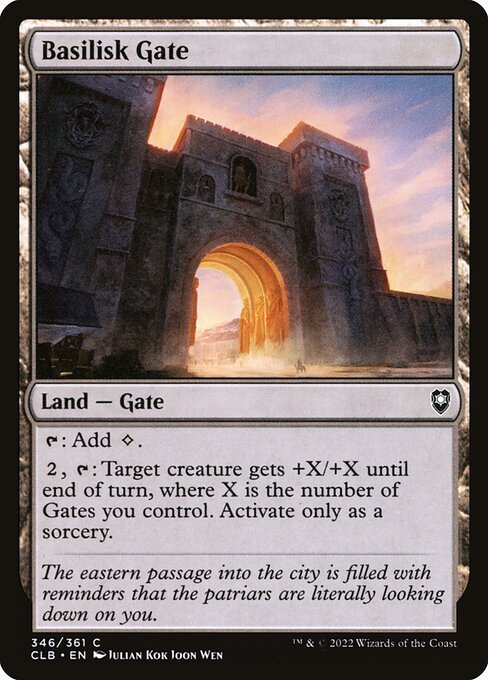 Basilisk Gate<br /><span class="collector-number">Collector No. 346</span>