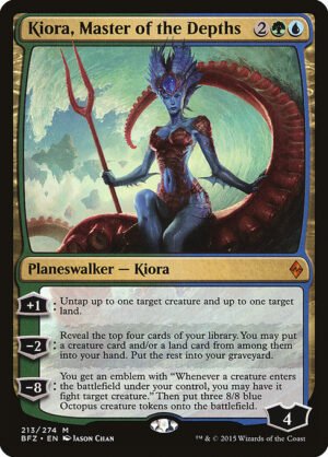 Kiora, Master of the Depths<br /><span class="collector-number">Collector No. 213</span>