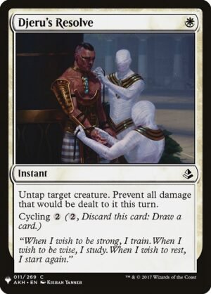 Djeru's Resolve<br /><span class="collector-number">Collector No. AKH-11</span>