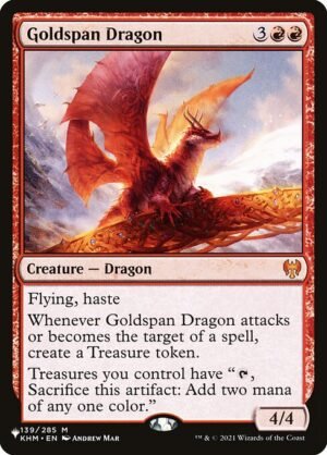 Goldspan Dragon<br /><span class="collector-number">Collector No. KHM-139</span>