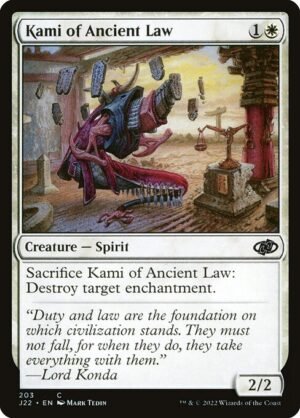 Kami of Ancient Law<br /><span class="collector-number">Collector No. 203</span>