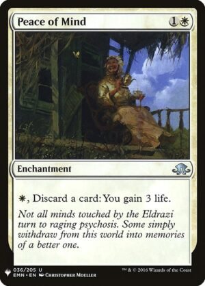Peace of Mind<br /><span class="collector-number">Collector No. EMN-36</span>