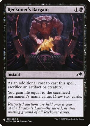 Reckoner's Bargain<br /><span class="collector-number">Collector No. NEO-120</span>