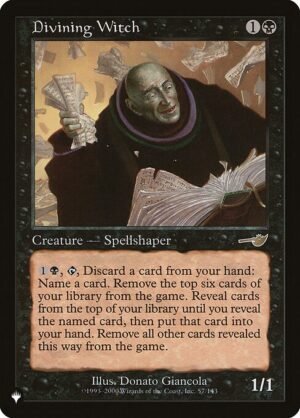 Divining Witch<br /><span class="collector-number">Collector No. NEM-57</span>