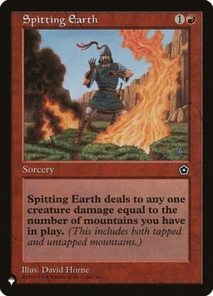 Spitting Earth<br /><span class="collector-number">Collector No. P02-116</span>