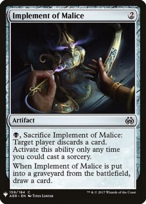 Implement of Malice<br /><span class="collector-number">Collector No. AER-159</span>