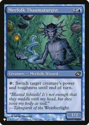 Merfolk Thaumaturgist<br /><span class="collector-number">Collector No. PLC-56</span>