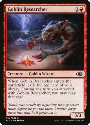 Goblin Researcher<br /><span class="collector-number">Collector No. 34</span>