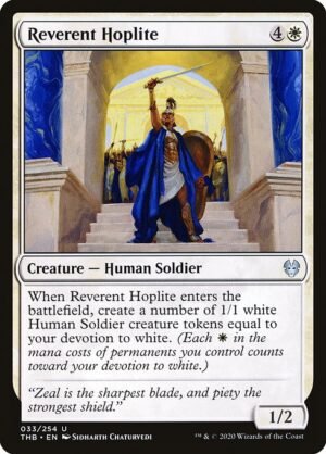 Reverent Hoplite<br /><span class="collector-number">Collector No. 33</span>