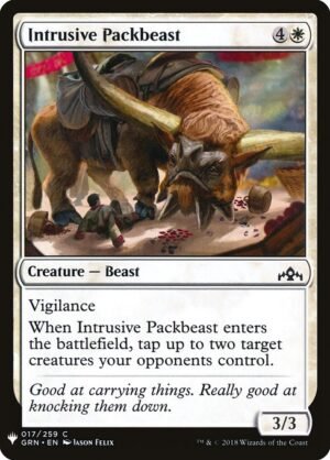 Intrusive Packbeast<br /><span class="collector-number">Collector No. GRN-17</span>