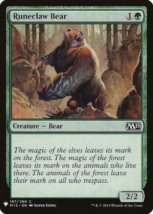 Runeclaw Bear<br /><span class="collector-number">Collector No. M15-197</span>
