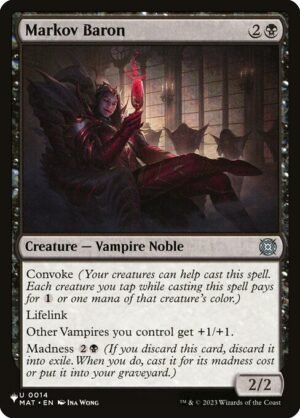 Markov Baron<br /><span class="collector-number">Collector No. MAT-14</span>