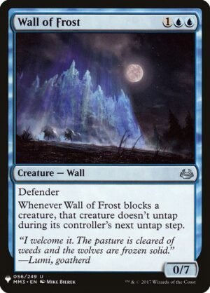 Wall of Frost<br /><span class="collector-number">Collector No. MM3-56</span>
