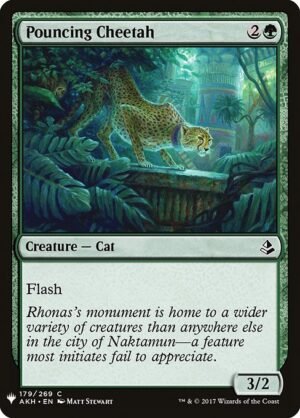 Pouncing Cheetah<br /><span class="collector-number">Collector No. AKH-179</span>