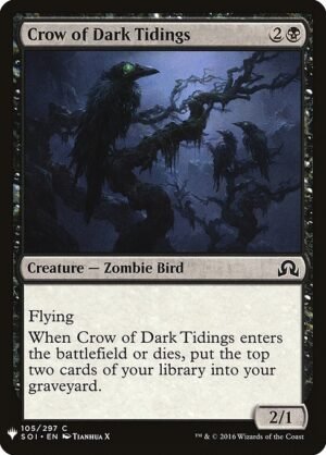 Crow of Dark Tidings<br /><span class="collector-number">Collector No. SOI-105</span>