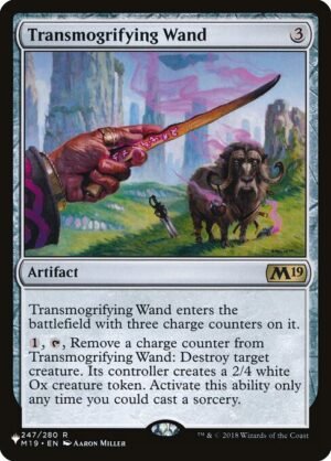 Transmogrifying Wand<br /><span class="collector-number">Collector No. M19-247</span>