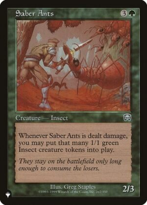 Saber Ants<br /><span class="collector-number">Collector No. MMQ-267</span>