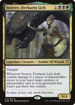 Storrev, Devkarin Lich<br /><span class="collector-number">Collector No. 219</span>