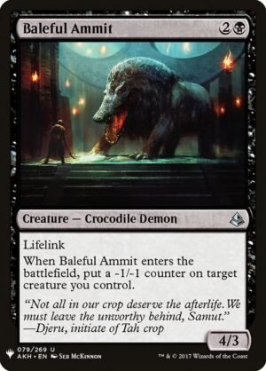 Baleful Ammit<br /><span class="collector-number">Collector No. AKH-79</span>