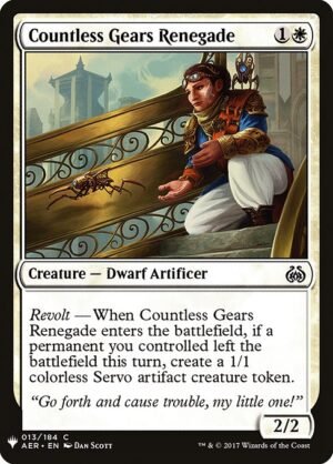 Countless Gears Renegade<br /><span class="collector-number">Collector No. AER-13</span>