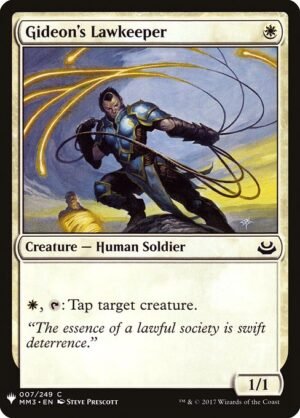 Gideon's Lawkeeper<br /><span class="collector-number">Collector No. MM3-7</span>