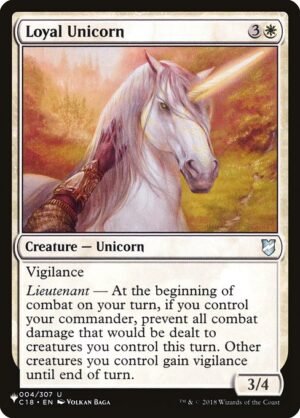 Loyal Unicorn<br /><span class="collector-number">Collector No. C18-4</span>