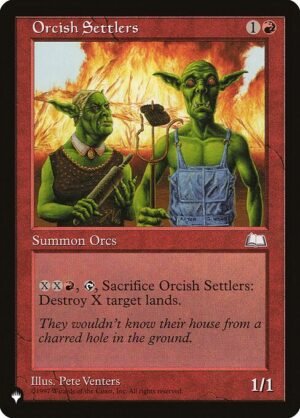 Orcish Settlers<br /><span class="collector-number">Collector No. WTH-112</span>