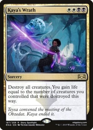 Kaya's Wrath<br /><span class="collector-number">Collector No. 187</span>