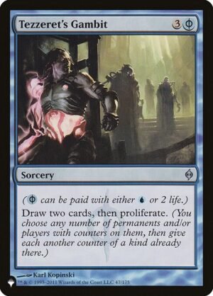 Tezzeret's Gambit<br /><span class="collector-number">Collector No. NPH-47</span>