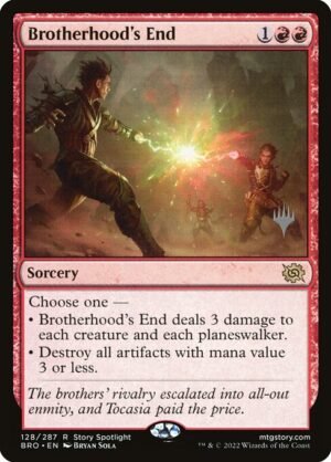Brotherhood's End - Foil<br /><span class="collector-number">Collector No. 128p</span>