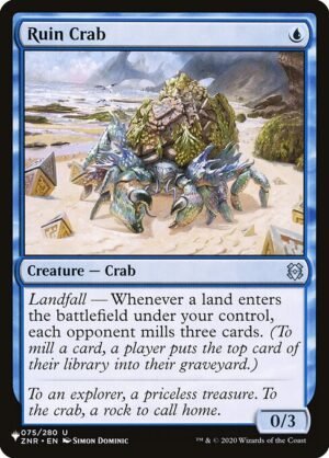 Ruin Crab<br /><span class="collector-number">Collector No. ZNR-75</span>