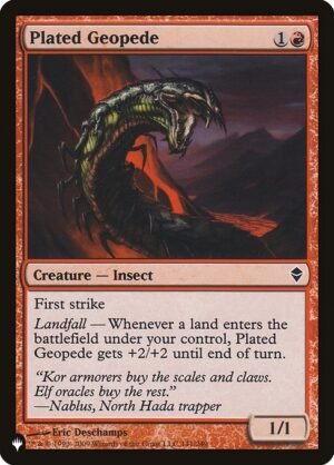 Plated Geopede<br /><span class="collector-number">Collector No. ZEN-141</span>