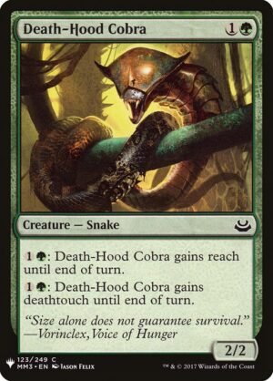 Death-Hood Cobra<br /><span class="collector-number">Collector No. MM3-123</span>