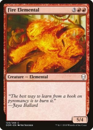 Fire Elemental<br /><span class="collector-number">Collector No. 120</span>