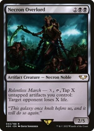 Necron Overlord<br /><span class="collector-number">Collector No. 43</span>