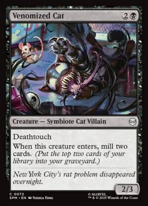 Venomized Cat - Foil<br /><span class="collector-number">Collector No. 72</span>