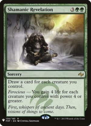 Shamanic Revelation<br /><span class="collector-number">Collector No. FRF-138</span>