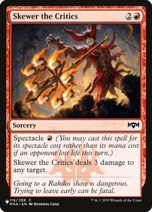 Skewer the Critics<br /><span class="collector-number">Collector No. RNA-115</span>