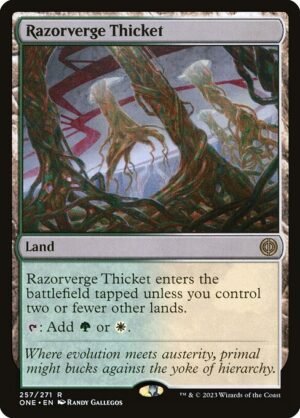 Razorverge Thicket<br /><span class="collector-number">Collector No. 257</span>