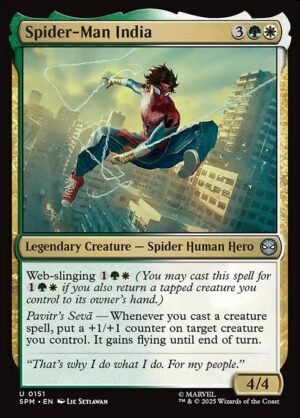 Spider-Man India - Foil<br /><span class="collector-number">Collector No. 151</span>