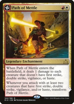 Path of Mettle // Metzali, Tower of Triumph<br /><span class="collector-number">Collector No. 165</span>