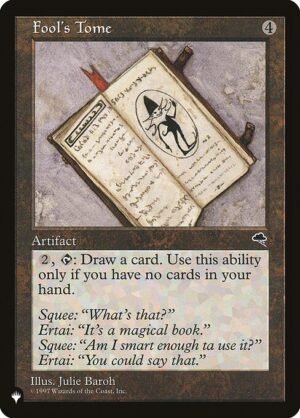 Fool's Tome<br /><span class="collector-number">Collector No. TMP-289</span>