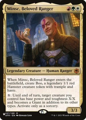 Minsc, Beloved Ranger<br /><span class="collector-number">Collector No. AFR-227</span>