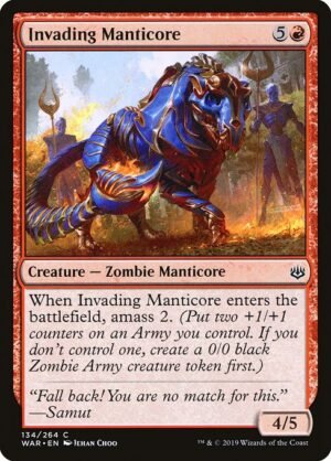 Invading Manticore<br /><span class="collector-number">Collector No. 134</span>
