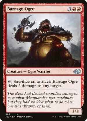 Barrage Ogre<br /><span class="collector-number">Collector No. 496</span>