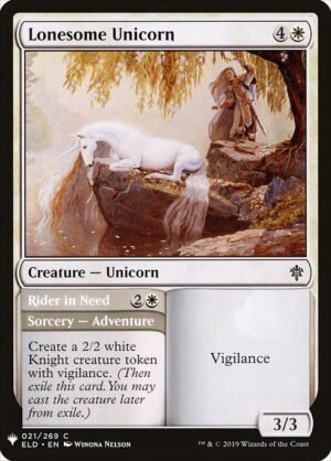 Lonesome Unicorn // Rider in Need<br /><span class="collector-number">Collector No. ELD-21</span>