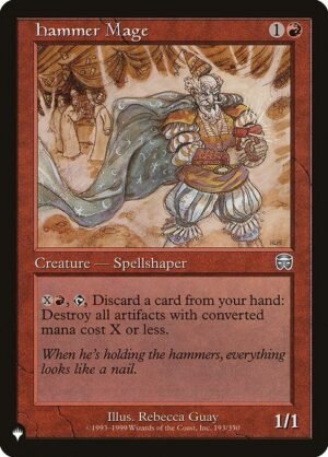 Hammer Mage<br /><span class="collector-number">Collector No. MMQ-193</span>