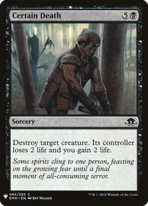 Certain Death<br /><span class="collector-number">Collector No. EMN-84</span>