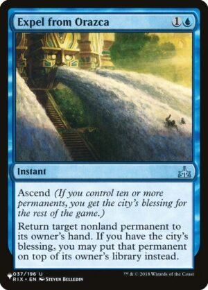Expel from Orazca<br /><span class="collector-number">Collector No. RIX-37</span>
