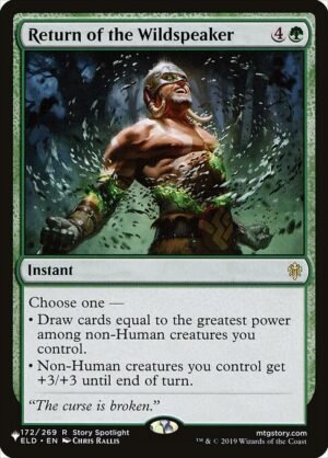 Return of the Wildspeaker<br /><span class="collector-number">Collector No. ELD-172</span>